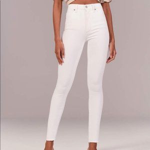 NWT A&F The Super Skinny Jean, High Rise Sz 24